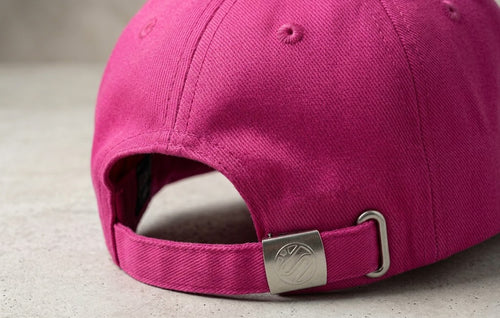 Caps Kinder pink mit Verschluss hinten