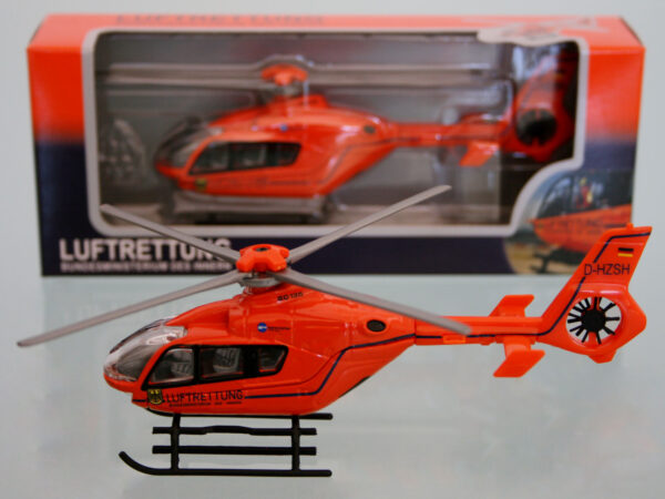 Christoph 14 Zivilschutzhubschrauber orange Modell klein